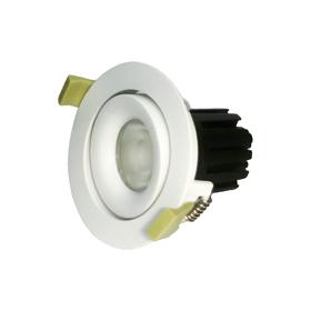 DM202695  Bruve A 15 Powered by Philips 15W 1350lm 3000K 24° Engine, 350mA,Matt White,Adjustable Recessed Round Spotlight,IP20.